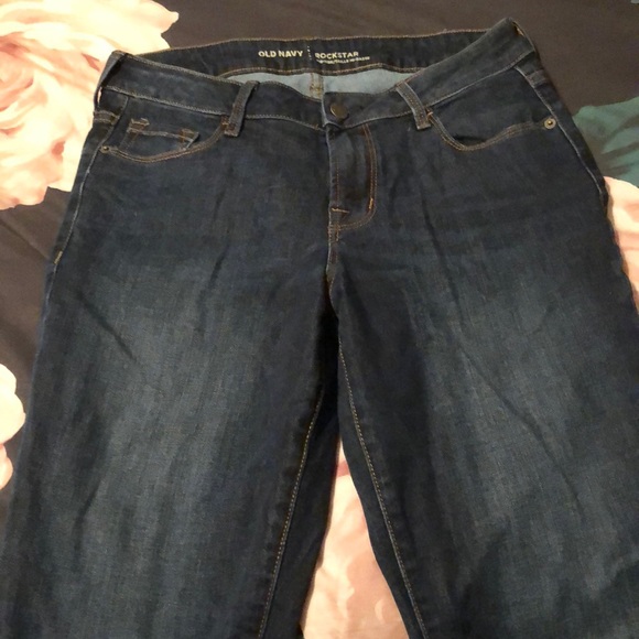 NWOT old navy dark jeans - Picture 2 of 4